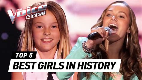 The BEST FEMALE Blind Auditions in The Voice Kids history | apho2018