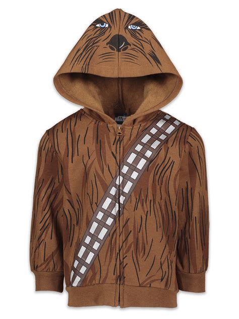 Star Wars - Star Wars Chewbacca Boys Zip-Up Costume Hoodie - Walmart.com - Walmart.com