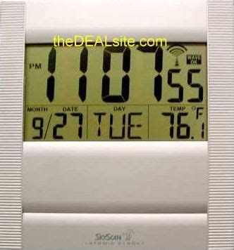 Jumbo SkyScan Atomic Clock at theDEALsite - Save