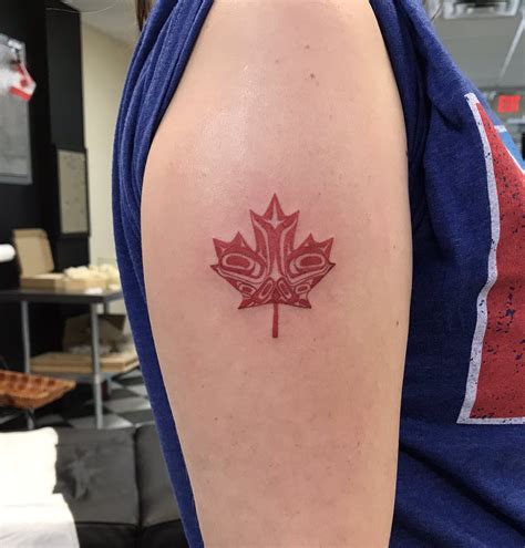 Canadian Leaf Tattoo