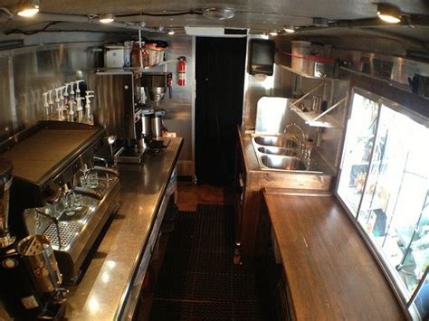 interior | Food truck design interior, Coffee truck for sale, Mobile coffee shop