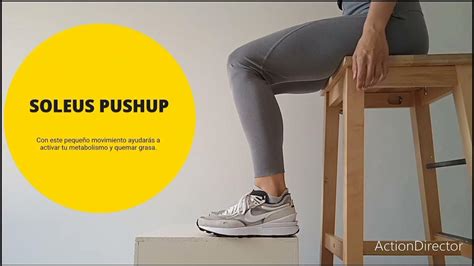 FLEXIÓN del SÓLEO sentado - SOLEUS PUSH UP - YouTube