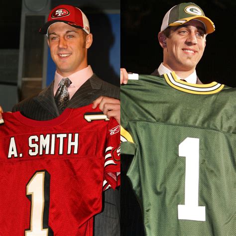 2005 nfl draft 1st round: no. 1 - alex smith no. 24 - aaron rodgers ...