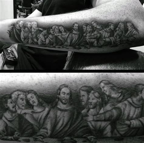 40 Last Supper Tattoo Designs For Men - Christian Ink Ideas