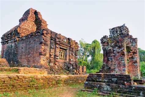 My Son Hindu Temples and Sanctuary in Hoi an Vietnam Stock Photo - Image of kingdom, stone ...