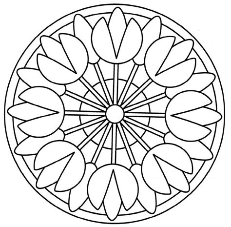 mandalas en blanco y negro para imprimir - Buscar con Google Mandala ...