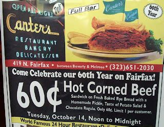 The 99 Cent Chef: Canter's Corned Beef On Rye for 60 Cents - Video