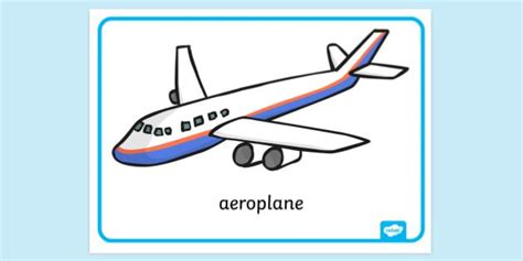 FREE! - Plane Display Poster | Primary Resources