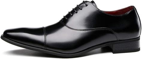 WUIWUIYU Mens Fashion Business British Slip-on/Lace-up Formal Dress Shoes Shoes & Bags Shoes