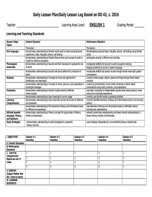 78+ Free Editable Elementary Lesson Plan Templates in MS Word [DOC] - Page 9 | pdfFiller