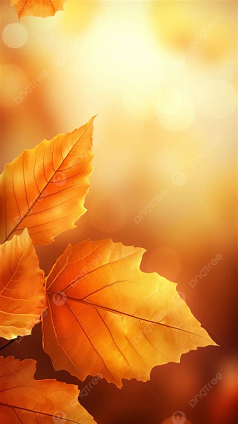 Autumn Leaves Yellow Background Wallpaper Image For Free Download - Pngtree