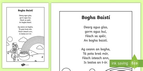 Irish Poems as Gaeilge | Twinkl Blog