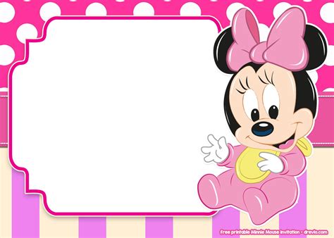 Minnie Mouse Invitations Template Free