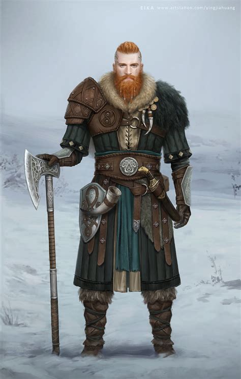 ArtStation - Norseman, E I K A (Yingjia) | Medieval fantasy characters ...