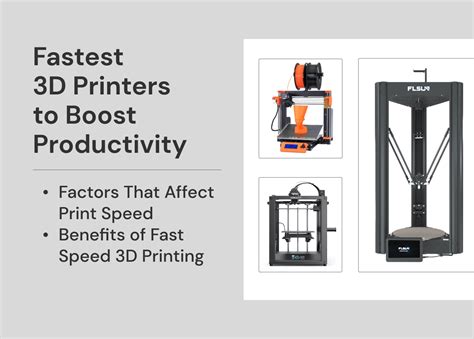 The 4 Fastest 3D Printers of 2023 - 3DprintingGeek