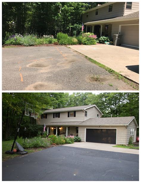 How we saved a TON of money on our driveway repair - Bright Green Door