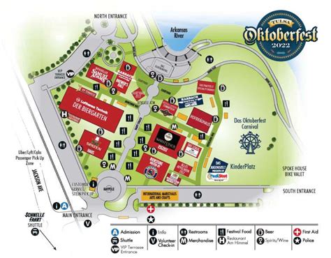 Festival Map - Tulsa Oktoberfest