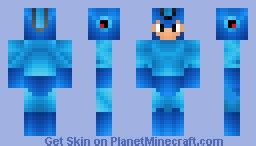 Mega Man-HD Minecraft Skin