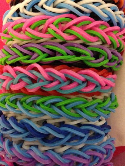 Looms Bracelet Patterns | Rainbow loom patterns, Rainbow loom designs, Rainbow loom bands