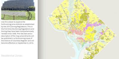 Dc zoning map - Washington dc zoning map (District of Columbia - USA)