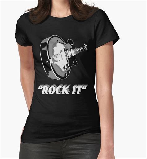 "the rock t-shirt" Womens Fitted T-Shirts by ralphyboy | Redbubble