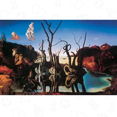 Swans Reflecting Elephants by Salvador Dali - Eureka Café Lúdico