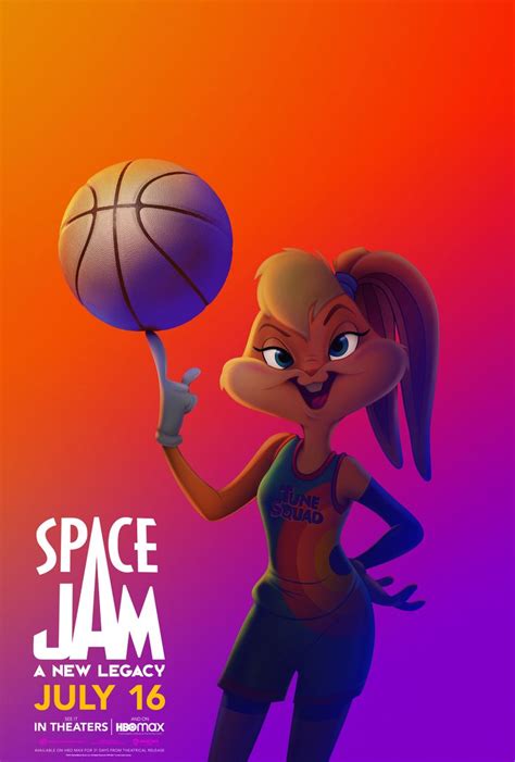 Lola Bunny Space Jam: A New Legacy Character Poster | Space jam, Bunny ...