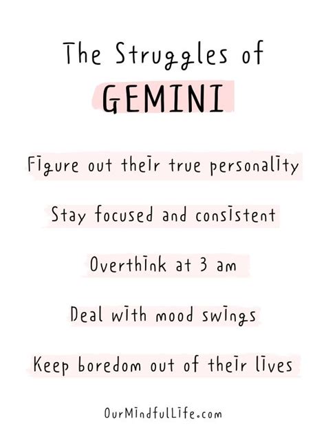 Gemini Personality Quotes