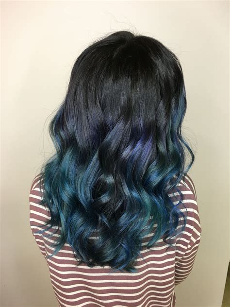 Indigo/Cobalt blue balayage Tame, Cobalt Blue, Hair Inspo, New Hair, Strands, Dyes, Hair Ideas ...