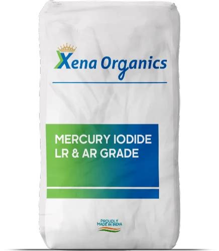 Mercury Iodide LR & AR Grade at best price in Palghar by Xena Organics Private Limited | ID ...