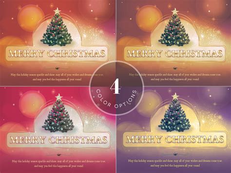 Christmas Postcard Template By Godserv Designs | TheHungryJPEG