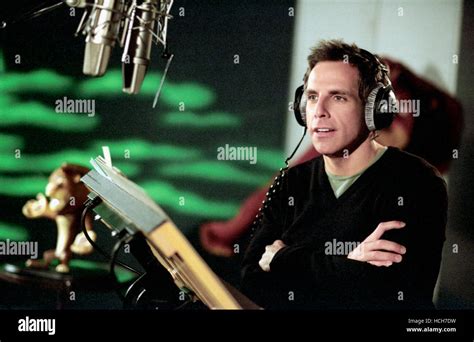 MADAGASCAR, Ben Stiller rcording the voice of Alex the lion, 2005, (c) DreamWorks/courtesy ...