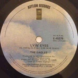 The Eagles* - Lyin' Eyes (1975, Vinyl) | Discogs