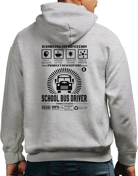 Product Description School Bus Driver Product Feature Sweatshirts, Hoodies Outerwear at Amazon ...