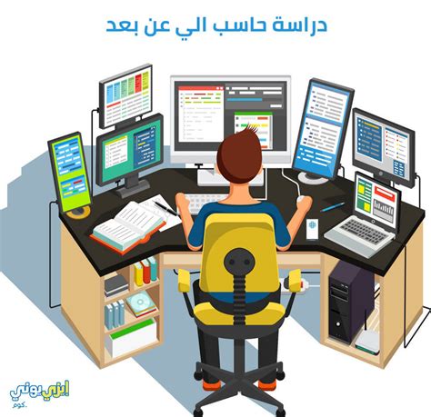 دراسة حاسب الي عن بعد