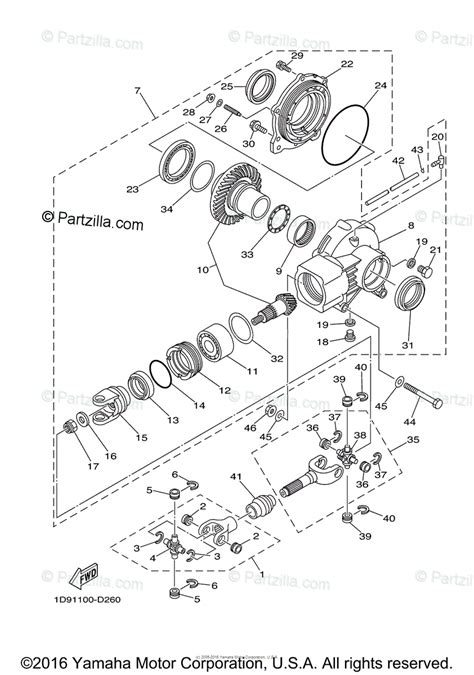 Yamaha ATV 2006 OEM Parts Diagram for Drive Shaft | Partzilla.com