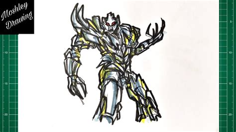 How to Draw Megatron - Transformers - YouTube