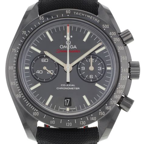 Omega Speedmaster Moonwatch Co-Axial Black Dial Men's Watches ...