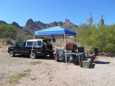 Camping In The Superstition Mountains