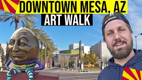 Mesa, Arizona Tour: Downtown Art Walk & Sculpture Tour - YouTube