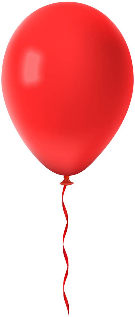 Red Balloon Transparent PNG Clip Art Image | Gallery Yopriceville - High-Quality Images and ...