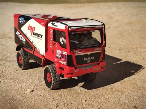 3D Printed RC Truck MAN 1:12 Dakar by rctruckrallymodels | Pinshape