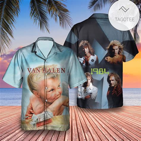 Van Halen 1984 Album Cover Hawaiian Shirt - Cryptizen - is an online retailer of POD fashion ...