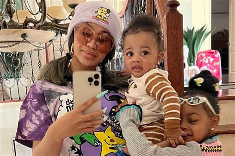 Cardi B Shares Sweet Pics of 'Pretty' Daughter Kulture, 'Cute' Son Wave