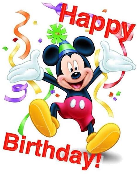 Pin de Lidia G en auguri | Feliz cumpleaños de mickey mouse, Feliz ...