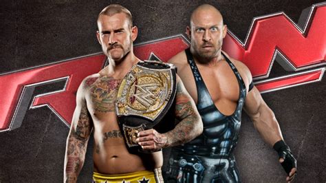 WWE Championship Match CM Punk vs. Ryback TLC Match On First Live 'Raw ...