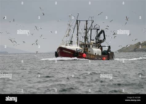 A fishing trawler operating off the West Coast of Scotland Stock Photo - Alamy