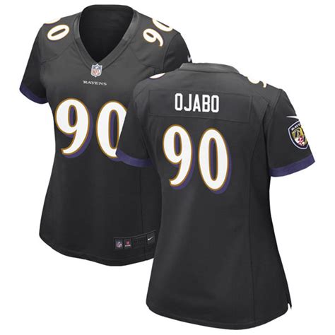 Women's Baltimore Ravens #90 David Ojabo Nike Purple Limited Jersey