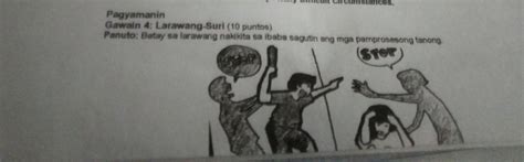 1.ano ang iyong saloobin o kilos ng mga karahasan at diskriminasyon na ...