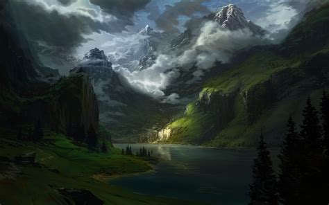 ArtStation - Mountain Valley